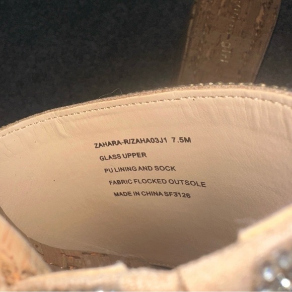 Steve Madden Rhinestone Platform Sandals - Picture 6 of 6